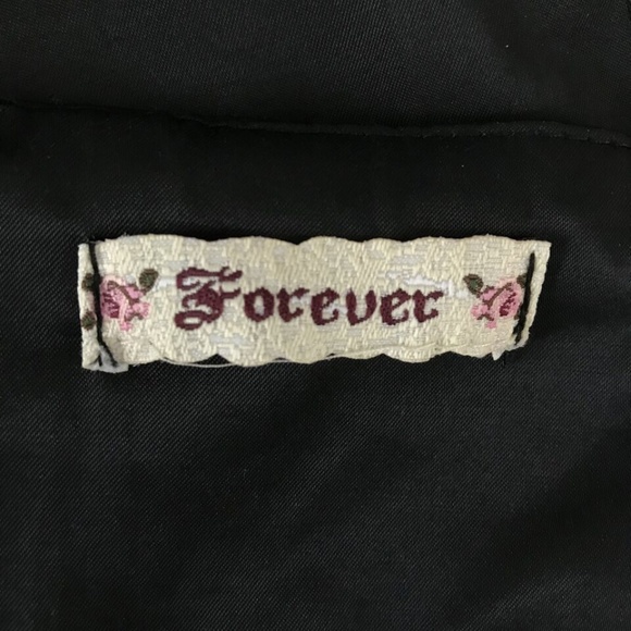 FOREVER Dress Sexy Black Bow Front Strapless XS - Picture 7 of 7